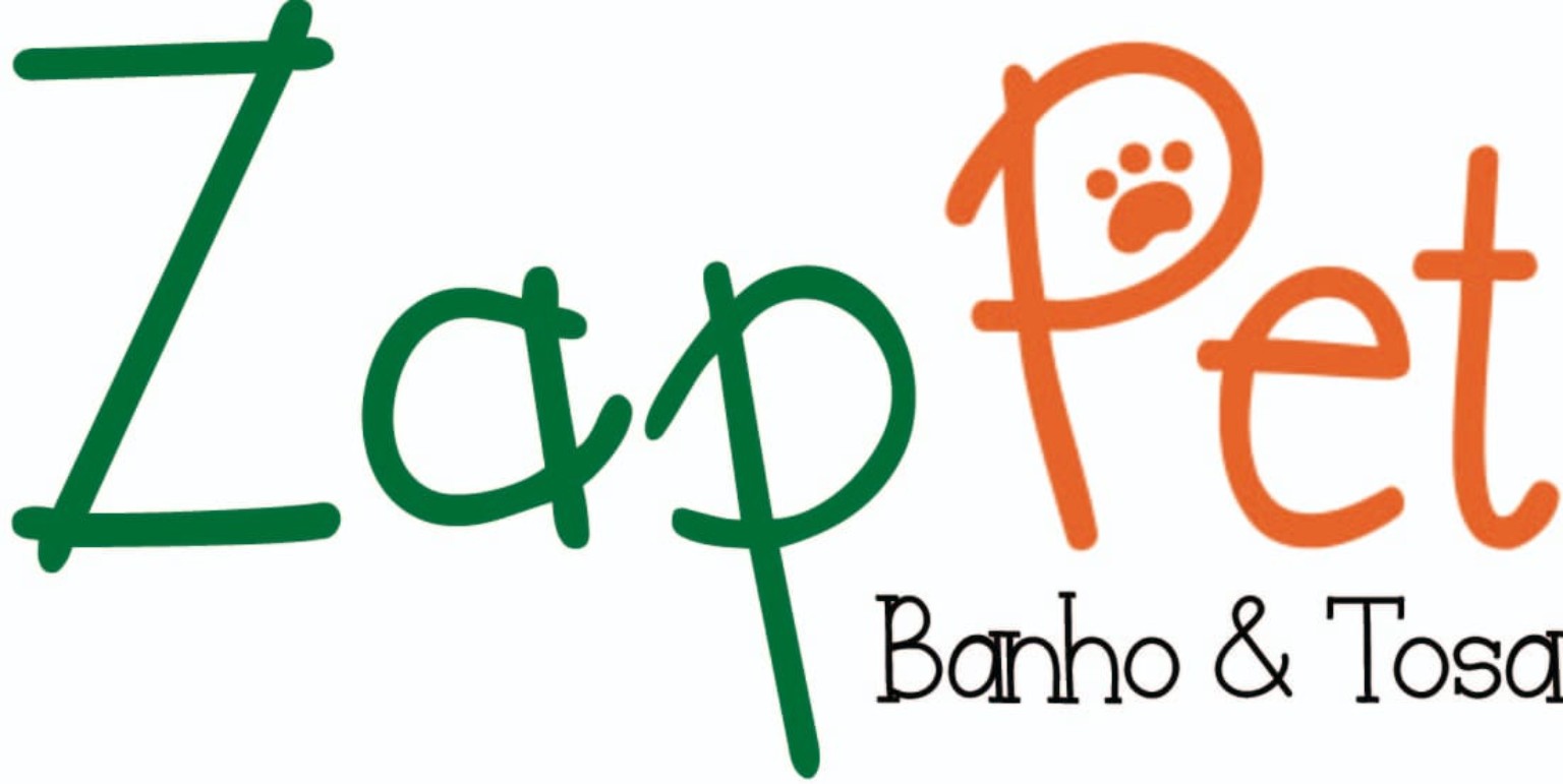ZapPet Banho & Tosa — logo oficial verde e laranja